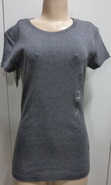 T-Shirt Tommy Cinza